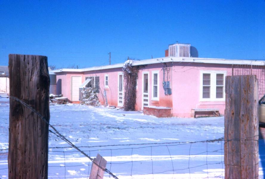 Ernest and Carolina's house on Curry Lane in Abilene, January 29, 1966